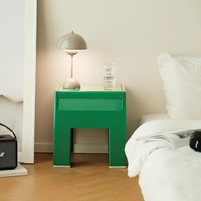 Plastic Detachable Storage Side Table Stool For Home